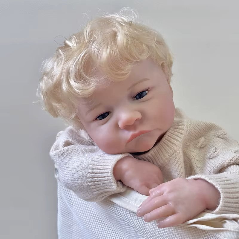 Reborn vauva Levi pehmeä kangas vartalo nukke