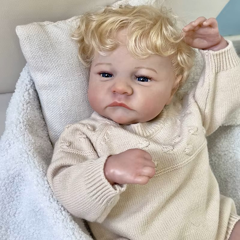 Reborn vauva Levi pehmeä kangas vartalo nukke