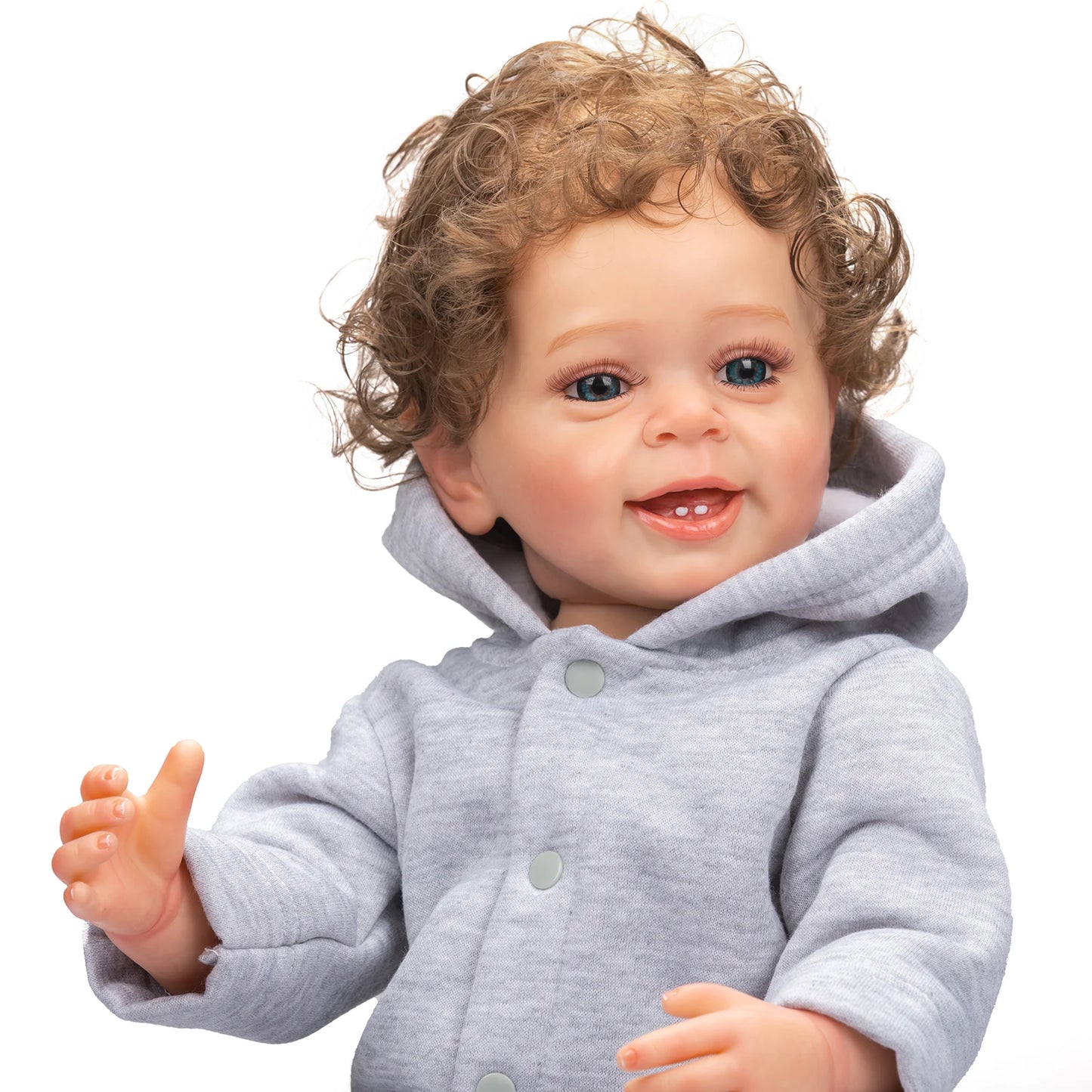 Pehmeä silikoni Real Touch Reborn Baby Poika nukke