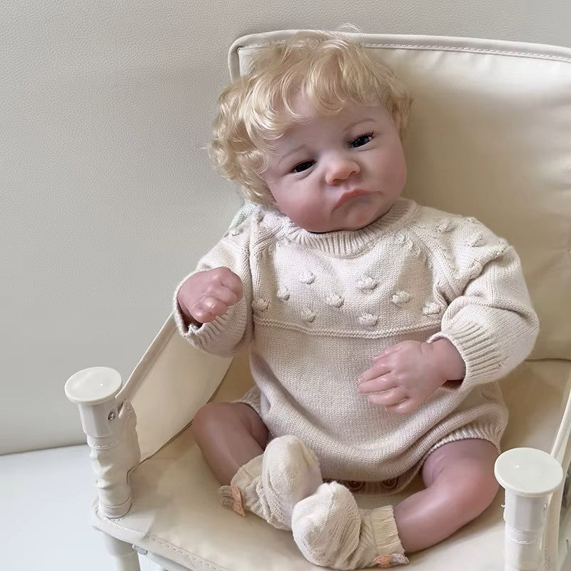 Reborn vauva Levi pehmeä kangas vartalo nukke
