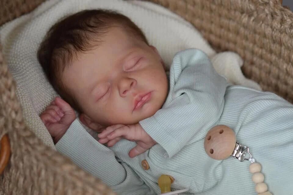 Sleeping Jude pehmeä runko käsintehty Visbile Veins poika nukke