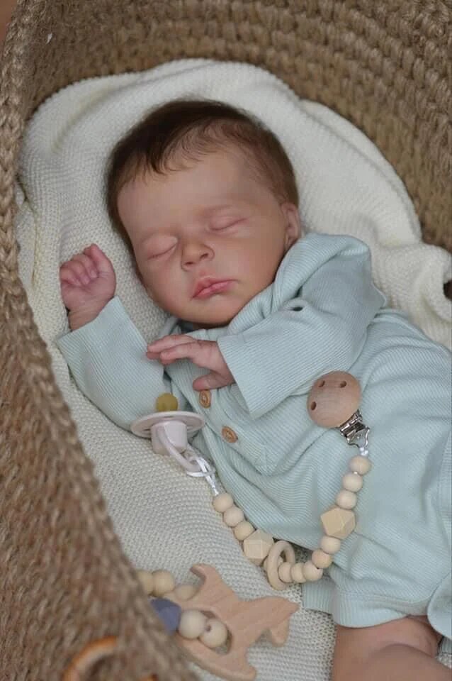 Sleeping Jude pehmeä runko käsintehty Visbile Veins poika nukke