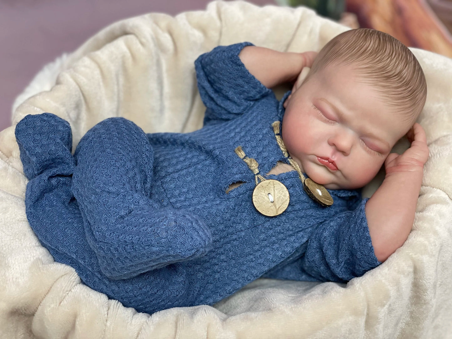 Tessa Bebé Reborn Dolls 3D maalattu elävän näköinen vastasyntynyt vauva