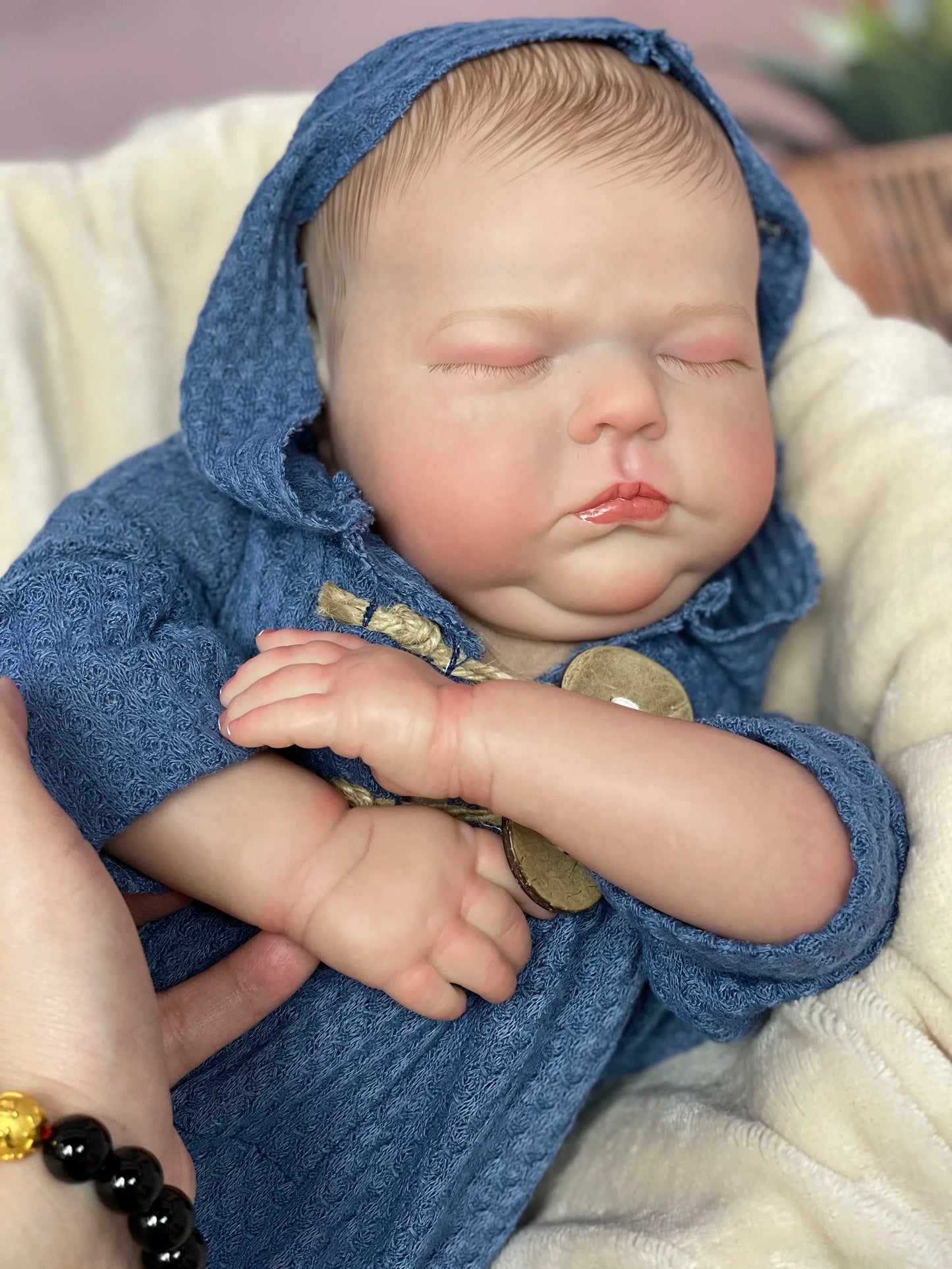 Tessa Bebé Reborn Dolls 3D maalattu elävän näköinen vastasyntynyt vauva