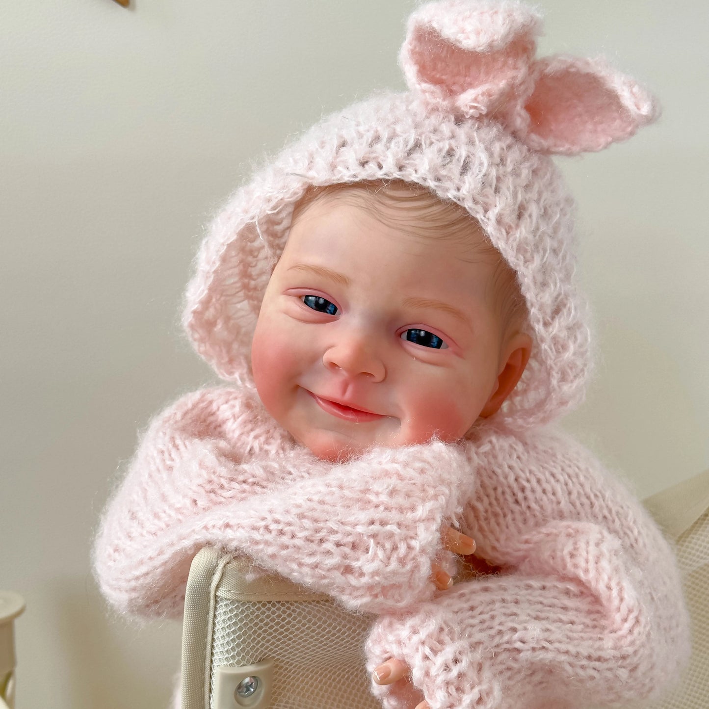 Sebastia Reborn Baby Doll jo maalattu valmis hereillä vastasyntynyt vauva