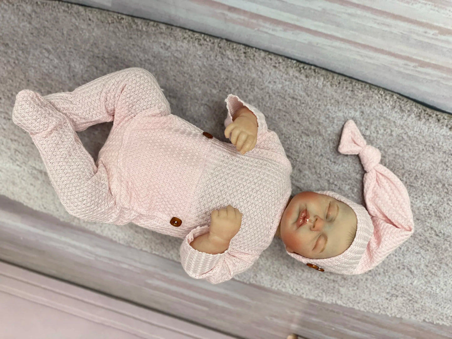 Kaksoset Bebe Reborn Dolls maalatut hiukset käsintehty rajoitettu painos