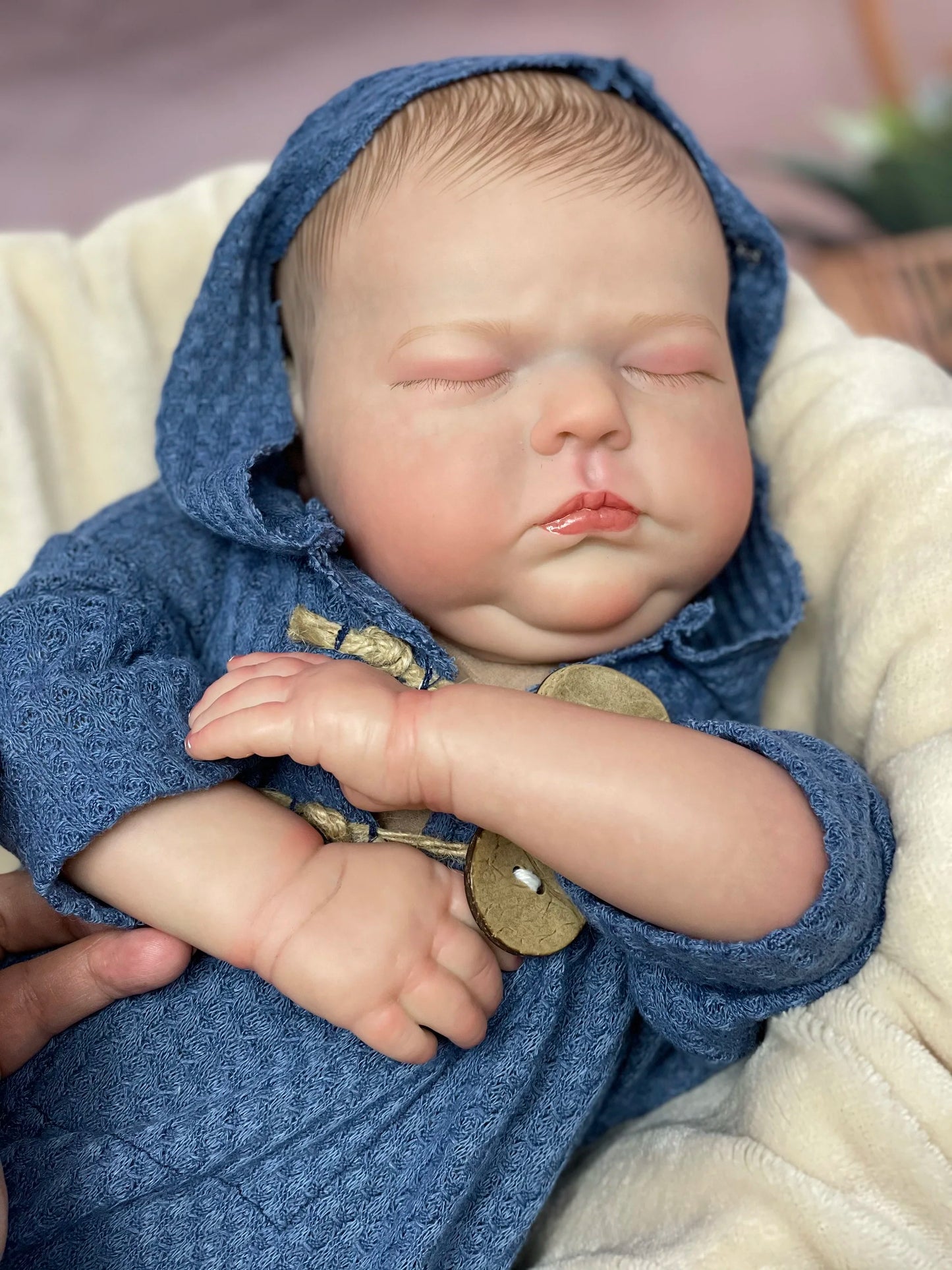 Tessa Bebé Reborn Dolls 3D maalattu elävän näköinen vastasyntynyt vauva