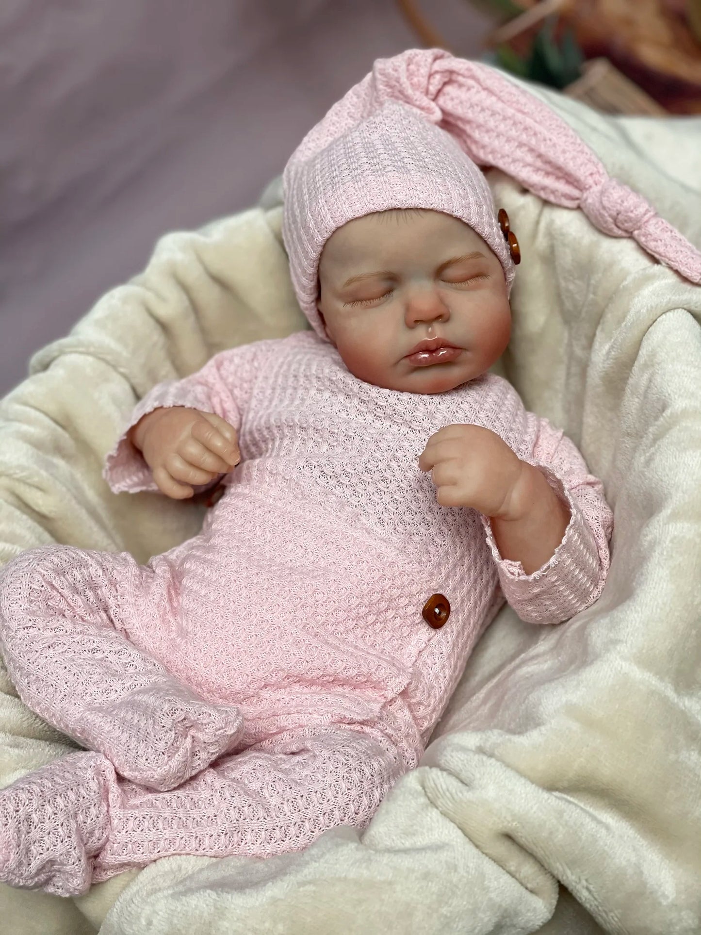 Kaksoset Bebe Reborn Dolls maalatut hiukset käsintehty rajoitettu painos